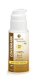 rayblock protector acelerador solar after sun Covermark